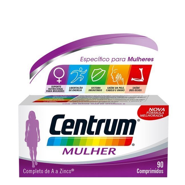 Centrum Mulher Multivitamínico Comprimidos 90unid