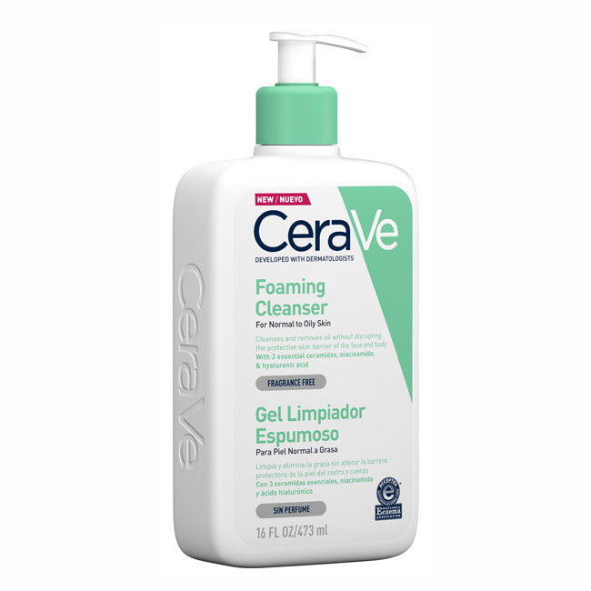 Cerave Foaming Cleanser Gel Espuma de Limpeza Purificante 473ml