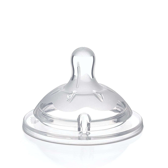 Chicco Natural Feeling Tetina Silicone com Dupla Válvula Anticólicas 2unid