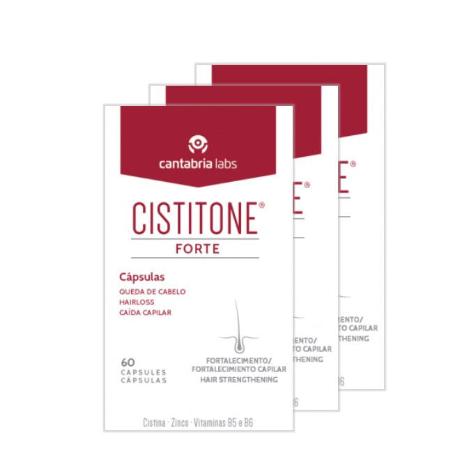Cistitone Forte Revitalizante do Cabelo e das Unhas Cápsulas 3x60unid