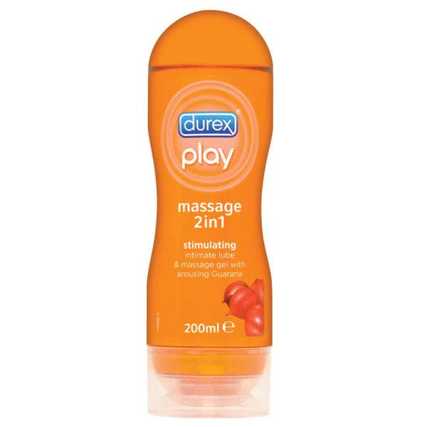 Durex Play 2-in-1 Gel de Massagem e Lubrificante Intimo com Guaraná 200ml