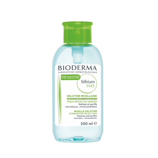 Bioderma Sebium H2O Solução Micelar Pump Reverse 500ml