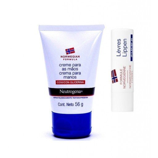 Neutrogena Crema de Manos 50ml + Labial Spf20