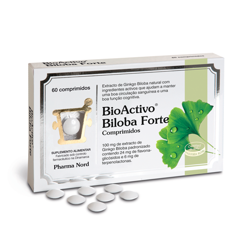 Bioactivo Comprimidos Biloba Forte 60unid