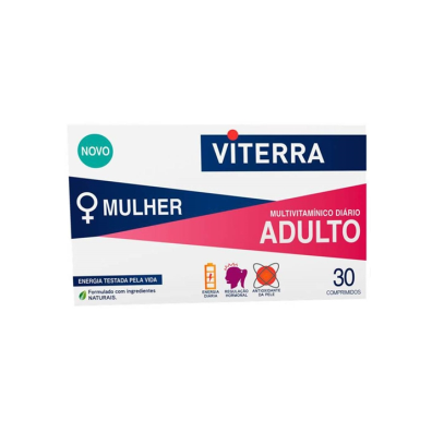 Viterra Mulher Comprimidos Suplemento Multivitamínico para Adulto 30unid