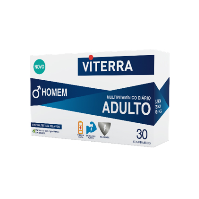 Viterra Homem Comprimidos Suplemento Multivitamínico para Adulto 30unid