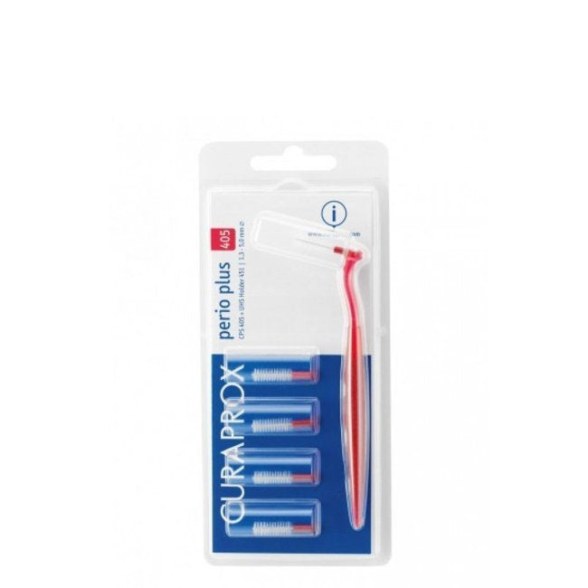 Curaprox Perio Plus Kit Escovilhão Interdental com Cabo CPS 405 x5