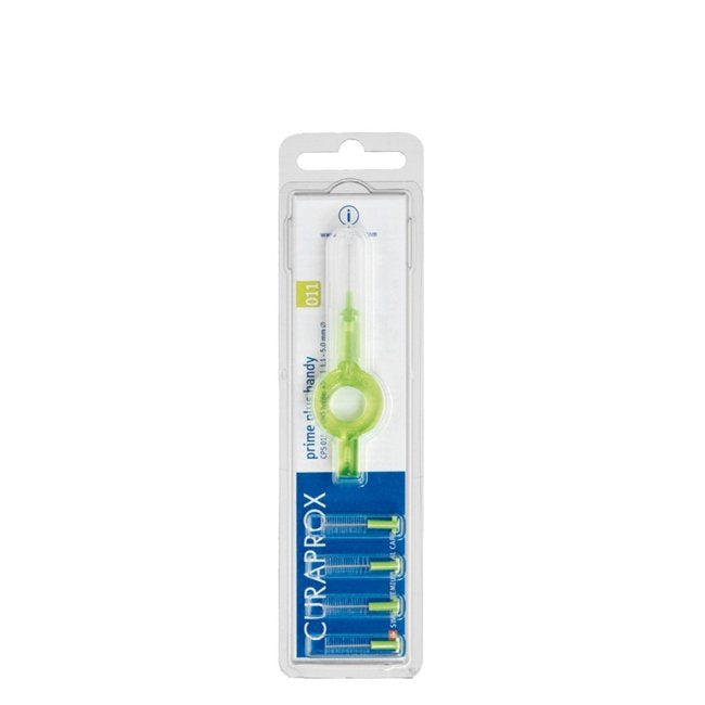 Curaprox Prime Plus Handy Kit Escovilhão Interdental com Cabo CPS 011 x5