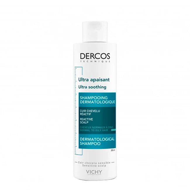 Vichy Dercos Ultra Calmante Shampoo Cabelo Normal a Oleoso 200ml