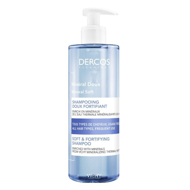 Dercos Mineral Doux Champú Mineral Suave Fortificante 400ml – imagen 2