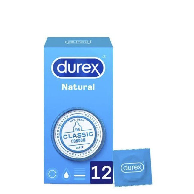 Durex Natural Plus Condoms 12 unidades