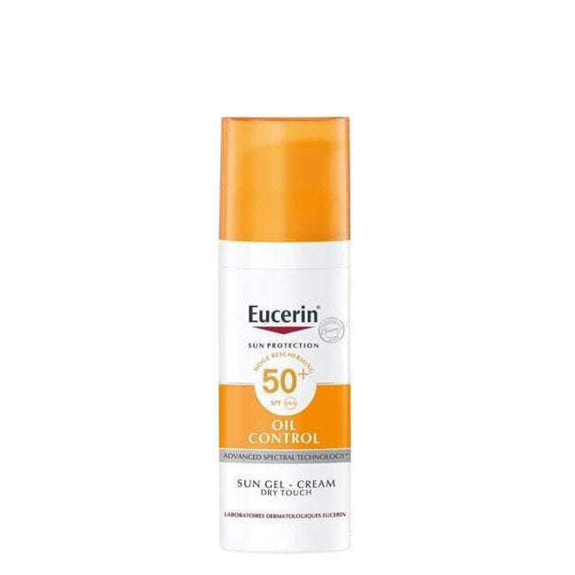 Eucerin Sun Oil-Control SPF50+ Gel-crema solar tacto seco 50 ml