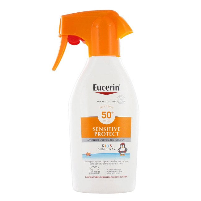 Eucerin Sun Kids Sensitive Protect SPF50+ Spray Solar 300ml