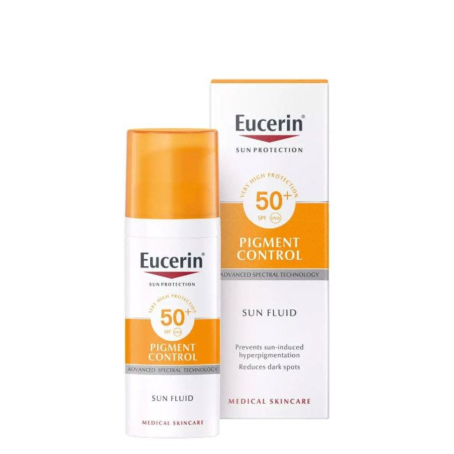 Eucerin Sun Fluid Pigment Control SPF50+ Fluido Solar Corretor 50ml