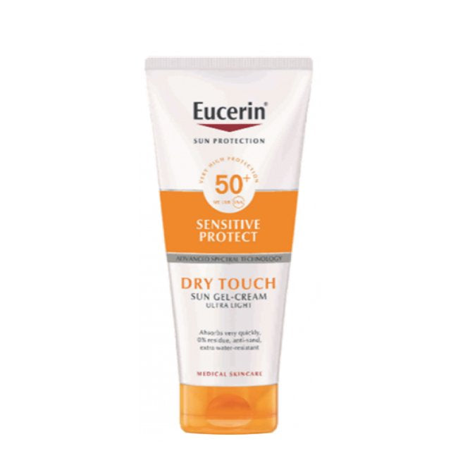 Eucerin Sun Sensitive SPF50+ Gel-Creme Solar Toque Seco 200ml