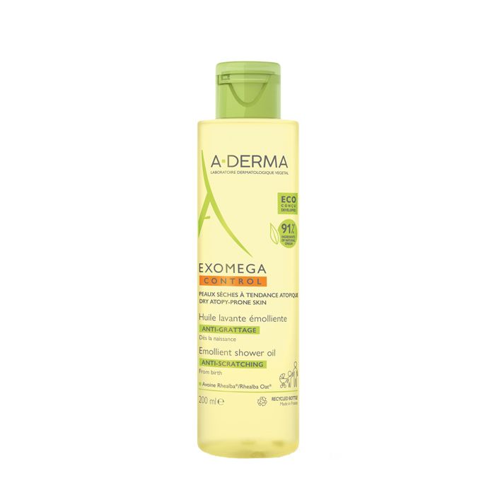 A-Derma Exomega Control Óleo Duche Emoliente 200ml