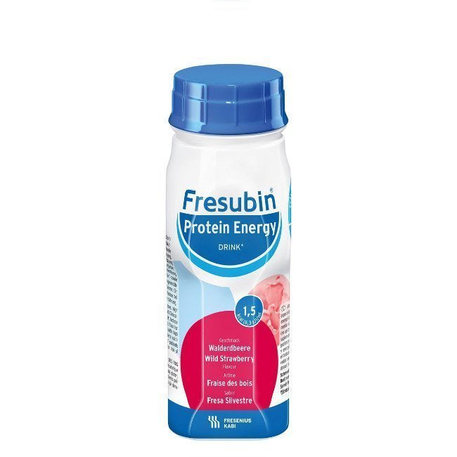 Fresubin Protein Energy Drink Bebida Proteíca Morango 4x200ml