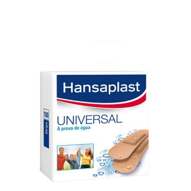 Hansaplast Curativos Universais Impermeáveis 100 unidades