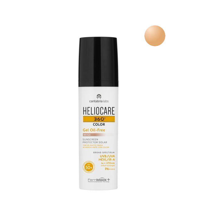 Heliocare 360º Gel Solar de Cor FPS50+ Beige 50ml