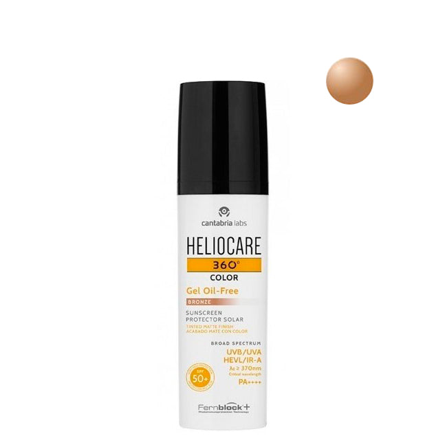 Heliocare 360º Color Gel SPF50+ Bronze Gel Solar de Cor 50ml
