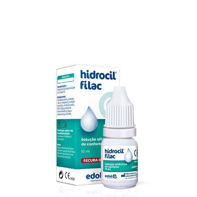 Hidrocil Filac Colírio 0 25% 10ml