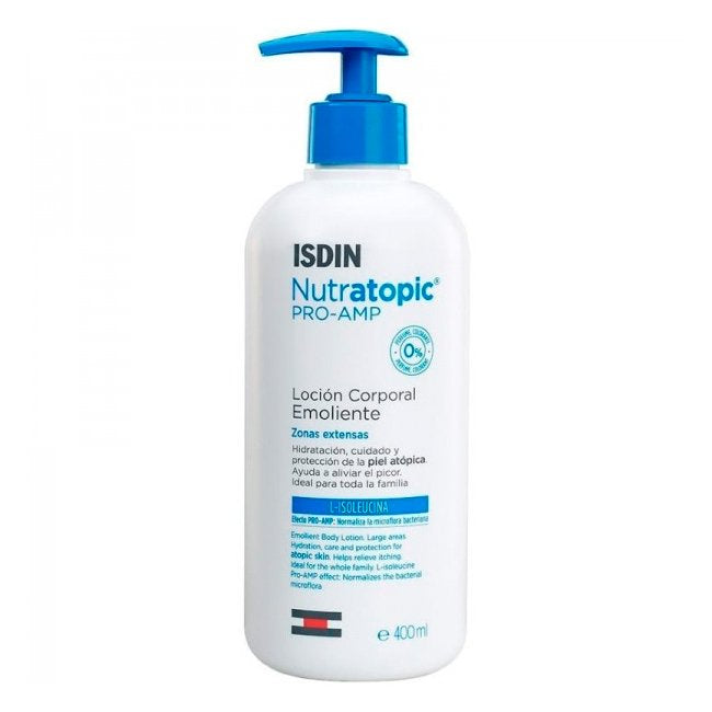 Isdin Nutratopic Pro AMP Loção Emoliente e Protetora 400ml