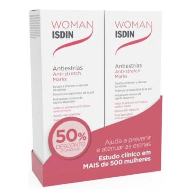 Isdin Woman Duo Creme Anti-Estrias 2x250ml