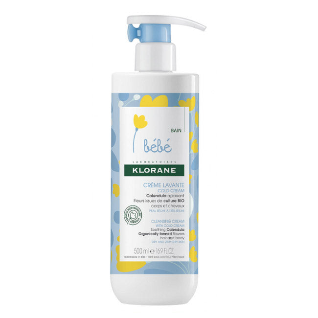 Klorane Bebé Crema Limpiadora 500 ml