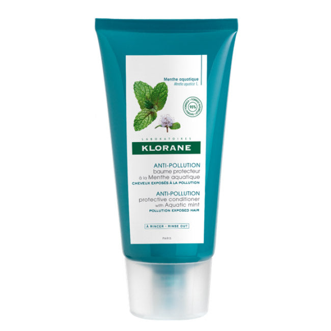 Klorane Capilar Menta Aquática Bálsamo Após-Shampoo Antipoluição 150ml