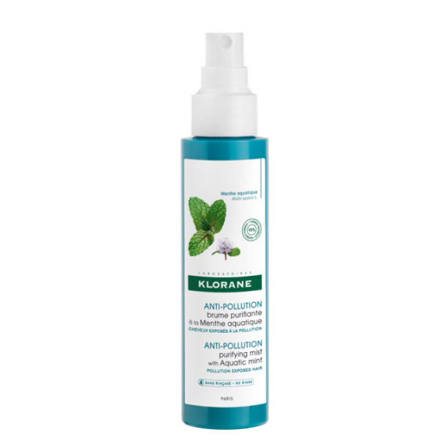 Klorane Capilar Menta Aquática Spray Protetor Antipoluição 100ml