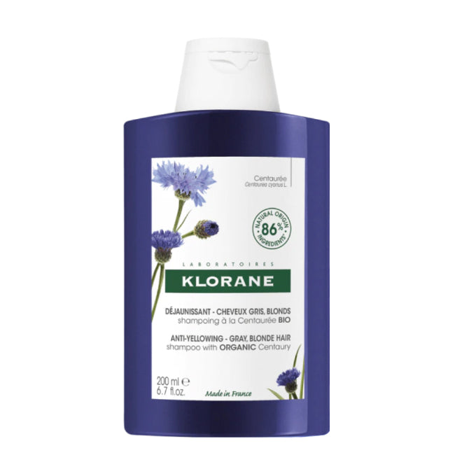 Klorane Centaurea Azul Shampoo Reflexos Prateados 200ml