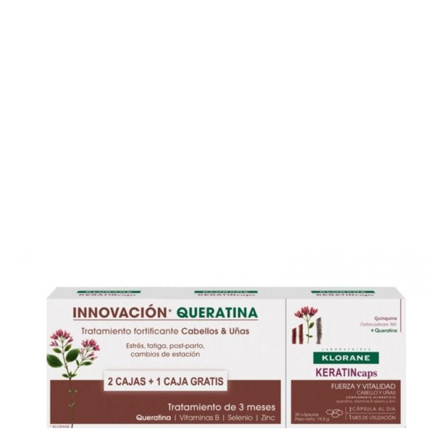 Klorane Keratin Trio Cápsulas Fortificantes 3x30unid