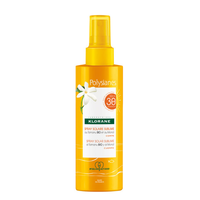 Klorane Polysianes Spray Solar Sublime SPF30 Bio 200 ml