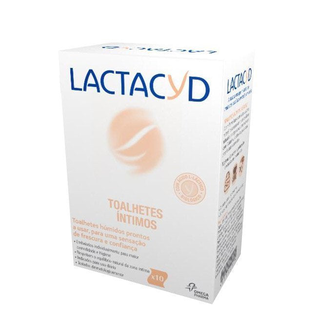 Lactacyd Toalhetes de Higiene Íntima 10unid