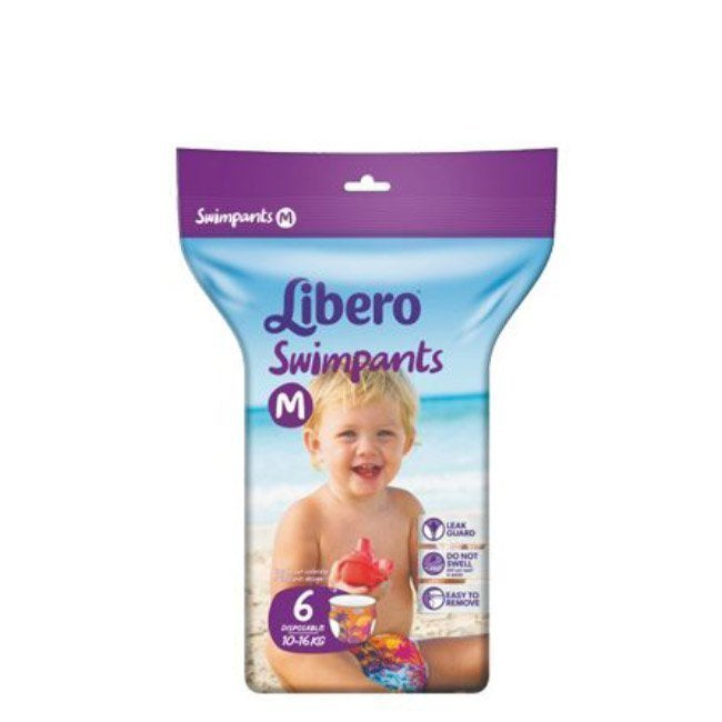 Libero Swimpants Fraldas de Banho Tamanho M 10/16 Kg 6un.