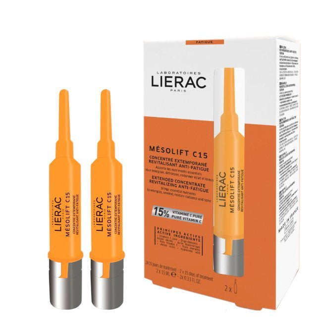 Lierac Mesolift C15 Concentrado Revitalizante Ampolas 2x15ml