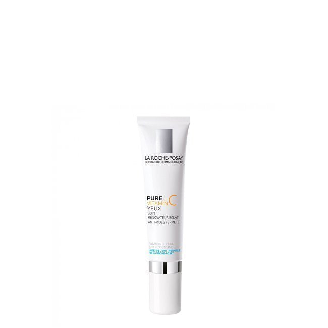 Crema antiarrugas para ojos con vitamina C pura de La Roche Posay, 15 ml
