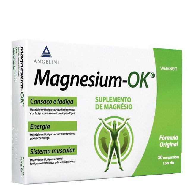 Magnesium-OK Suplemento Alimentar Comprimidos 30unid