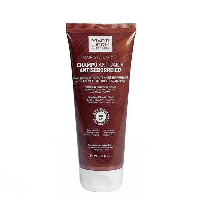 Martiderm Hair System 3GF Shampoo Anti-Queda e Anti-Seborreia 200ml