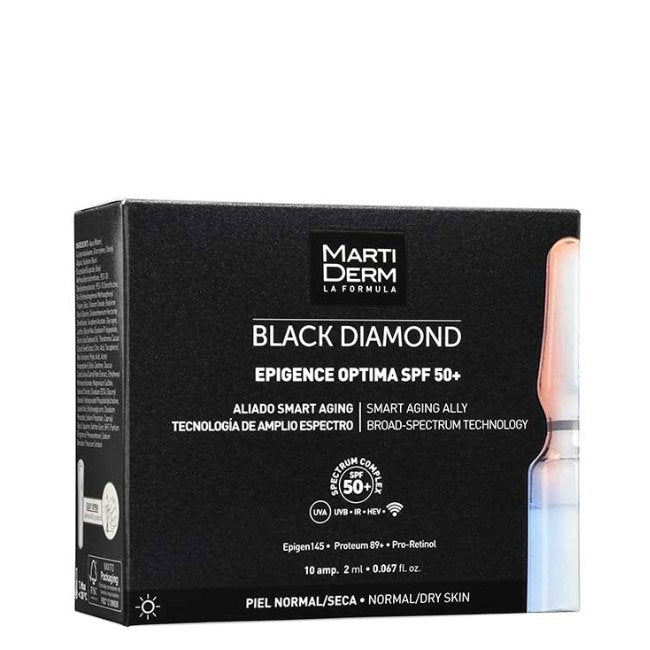 Martiderm Black Diamond Epigence Optima FPS50+ Ampolas 10unid