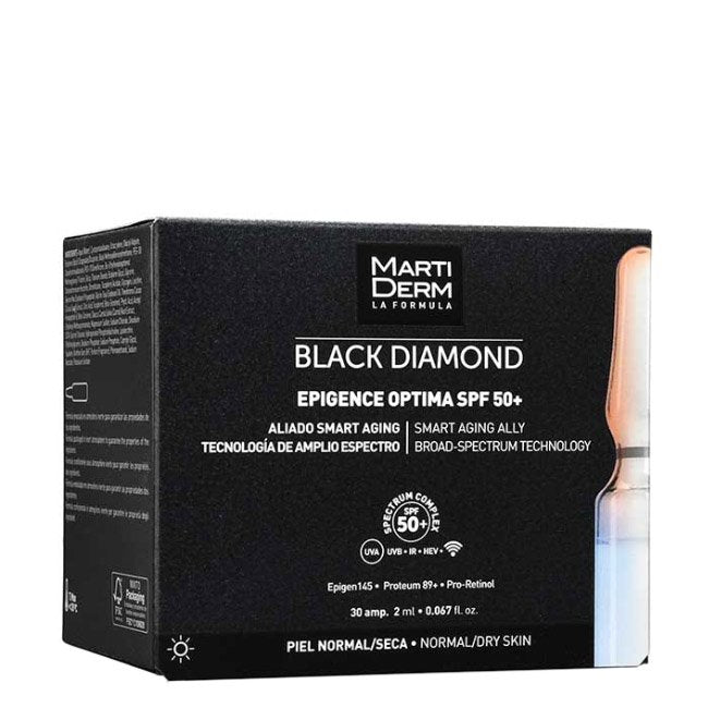 Martiderm Black Diamond Epigence Optima SPF50+ Ampolas Anti-Idade 30 unid