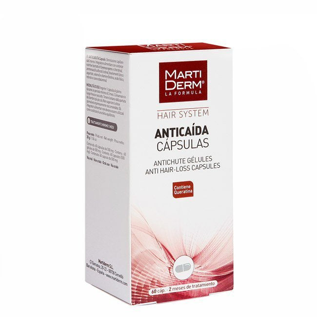 Martiderm Hair System 3GF Cápsulas Anti-Queda 60unid