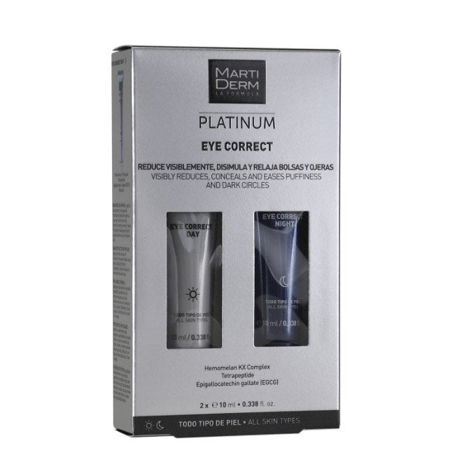 Martiderm Platinum Kit Olhos Corretor Dia e Noite 2x10ml