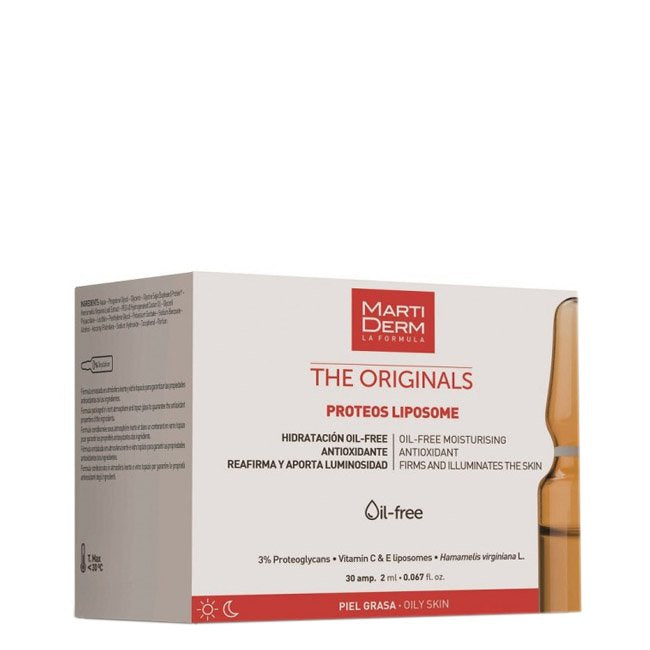 Martiderm The Originals Proteos Liposomas Oil Free Ampolas Pele Oleosa 30x2ml