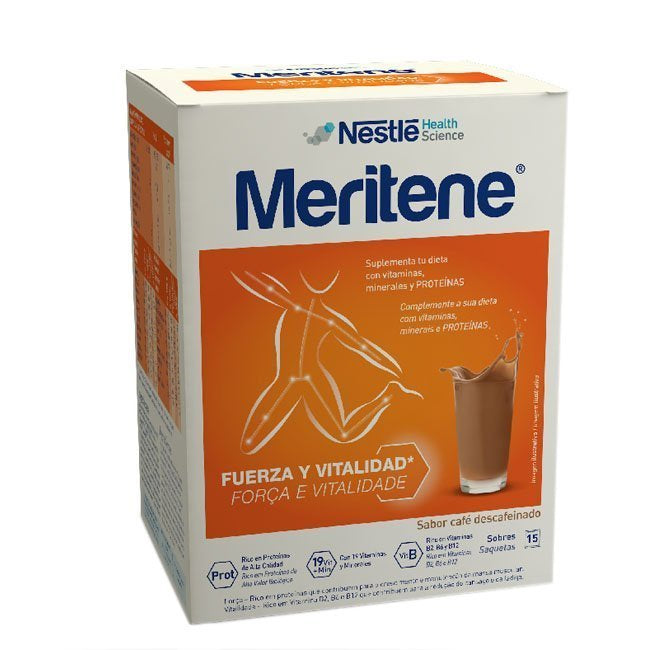 Meritene Café Suplemento Bebida Solúvel em Pó 15unid