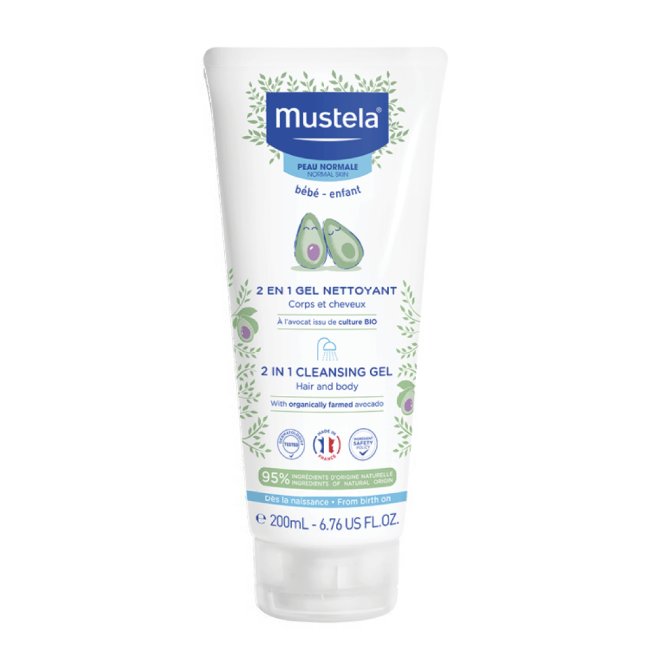 Mustela Bebé Gel Cuerpo y Cabello 2 en 1 200 ml