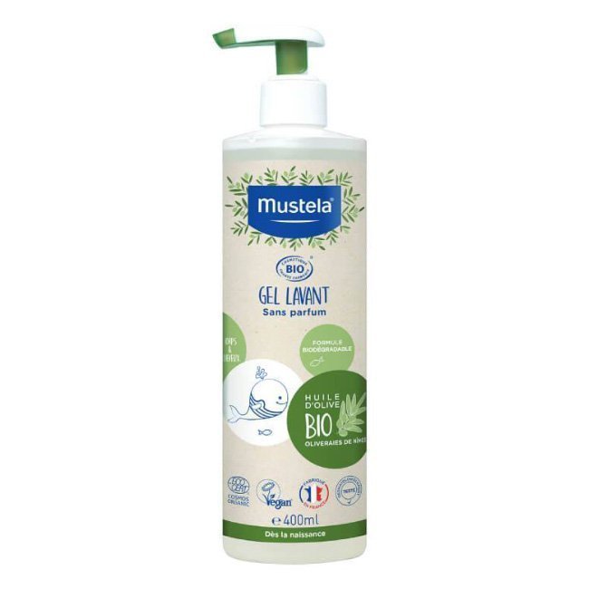Mustela Mustela Gel Champu Bio 400M para uso profesional para mejorar el rendimiento en cada uso con medida o especificación 400M