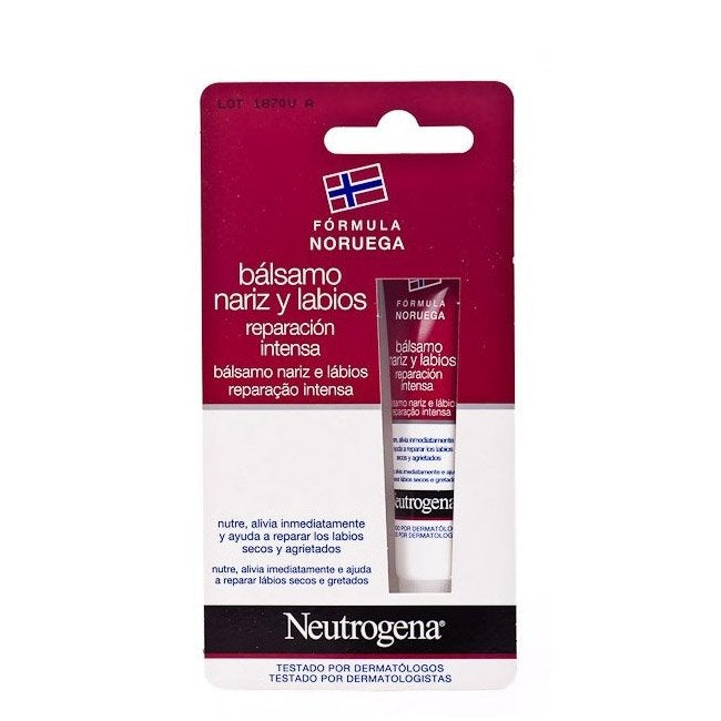 Bálsamo para nariz y labios Neutrogena Intense Repair 15 ml
