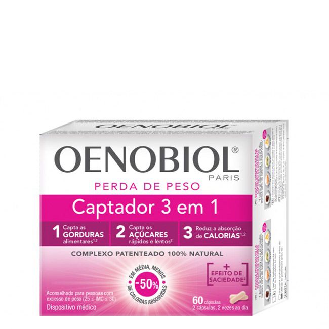 Oenobiol Captador 3 em 1 Cápsulas 60unid