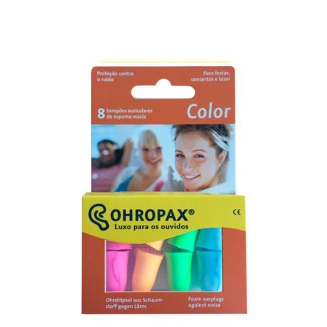 Ohropax Color Tampões Auriculares Espuma 8unid
